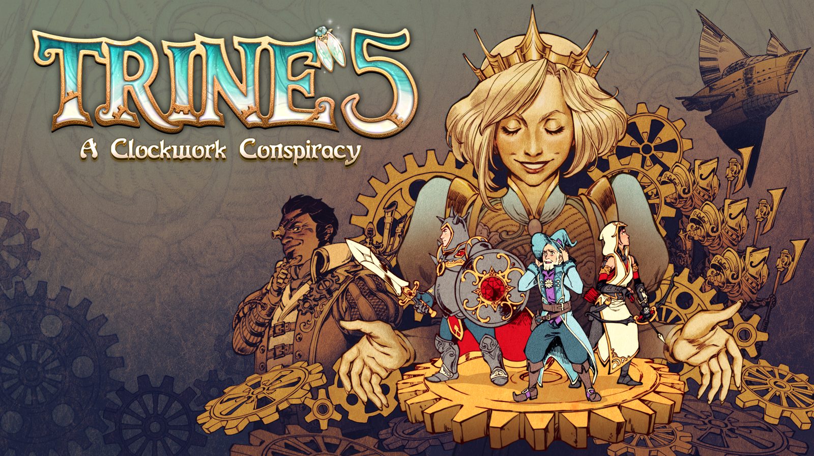 Trine 5: A Clockwork Conspiracy key art